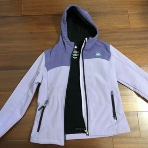 Purple Snozu Fleece Lined Rain Coat